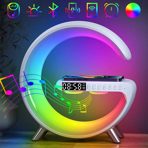 Bluetooth Speaker LED Alarm Clock