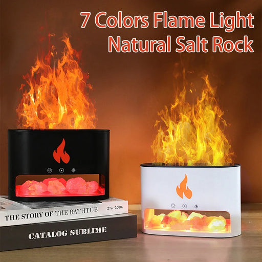 Crystal Salt Rock Fireplace Humidifier🔥