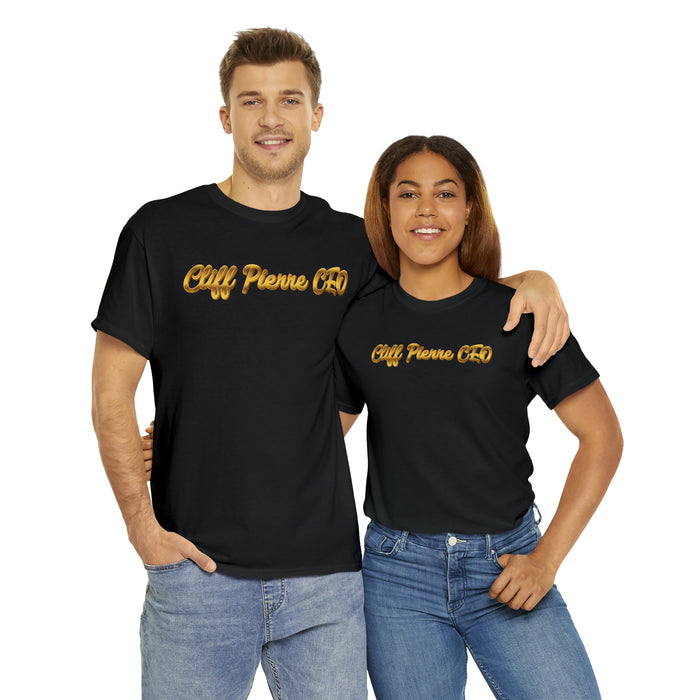 Cursive Cliff Pierre CEO T-Shirt