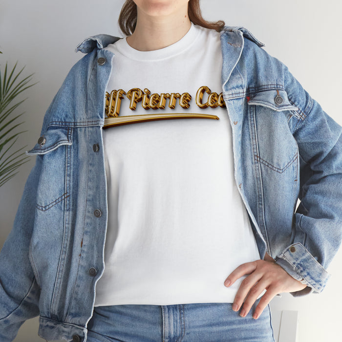 Gold Text Cliff Pierre CEO T-Shirt
