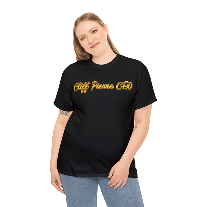 Cursive Cliff Pierre CEO T-Shirt