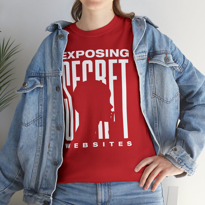 Graphic Exposing Secret Websites T-Shirt