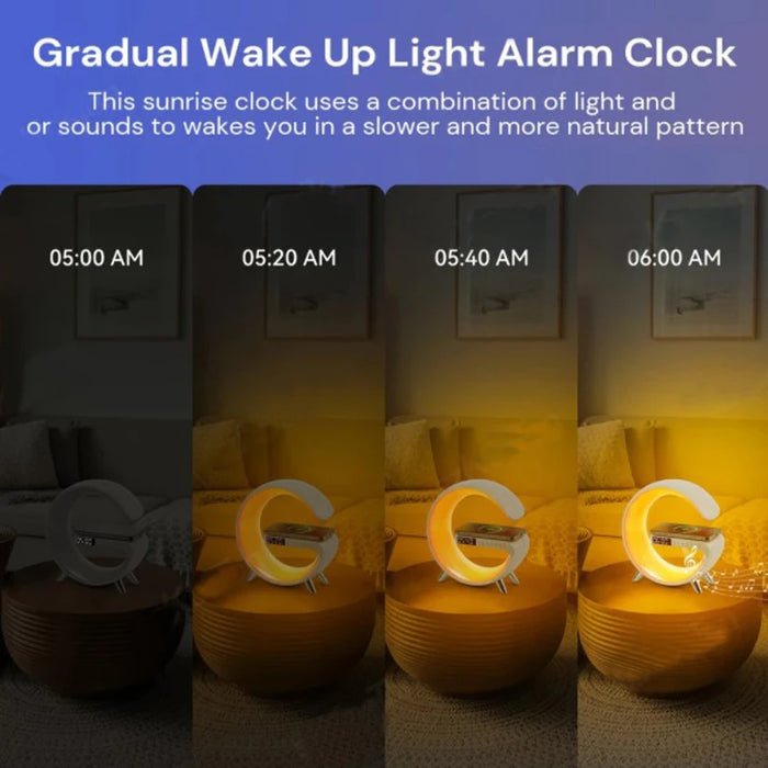 Bluetooth Speaker LED Alarm Clock